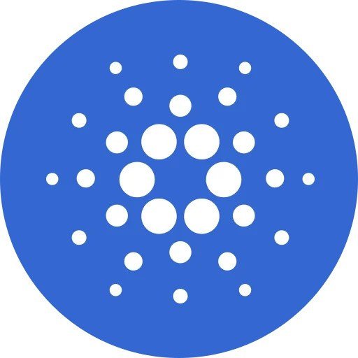 Image of Cardano cryptocurrency logo for blockchain technology