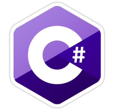 Image of C# programming language logo for web development