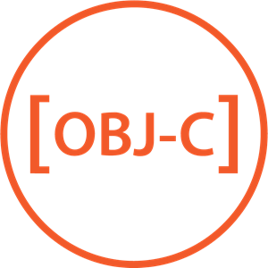 Image of Objective-C programming language logo for iOS app development