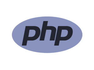 Image of PHP programming language logo for web development