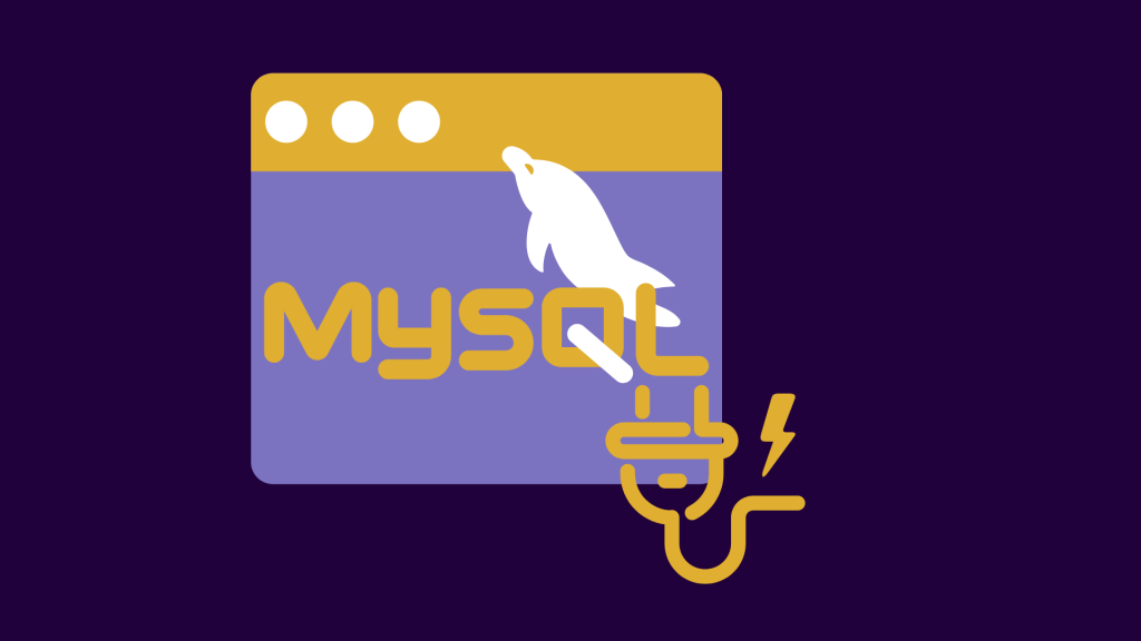 Make Sure to install the MySQL Plugin